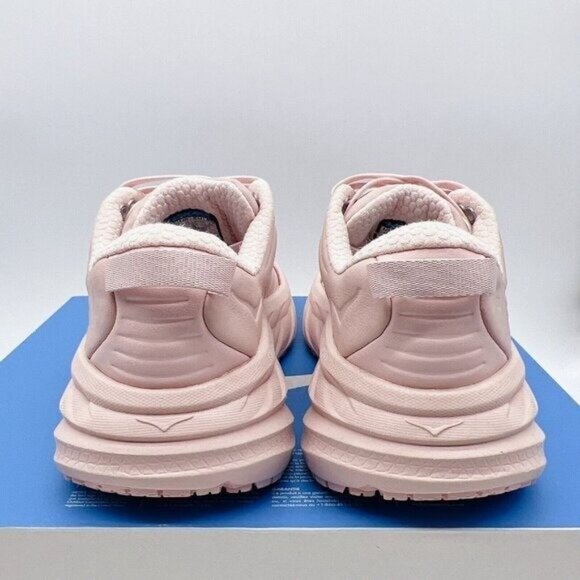 Hoka One One Bondi SR Running Shoes Peach Whip Pink Leather Womens US 10 - Picture 7 of 12